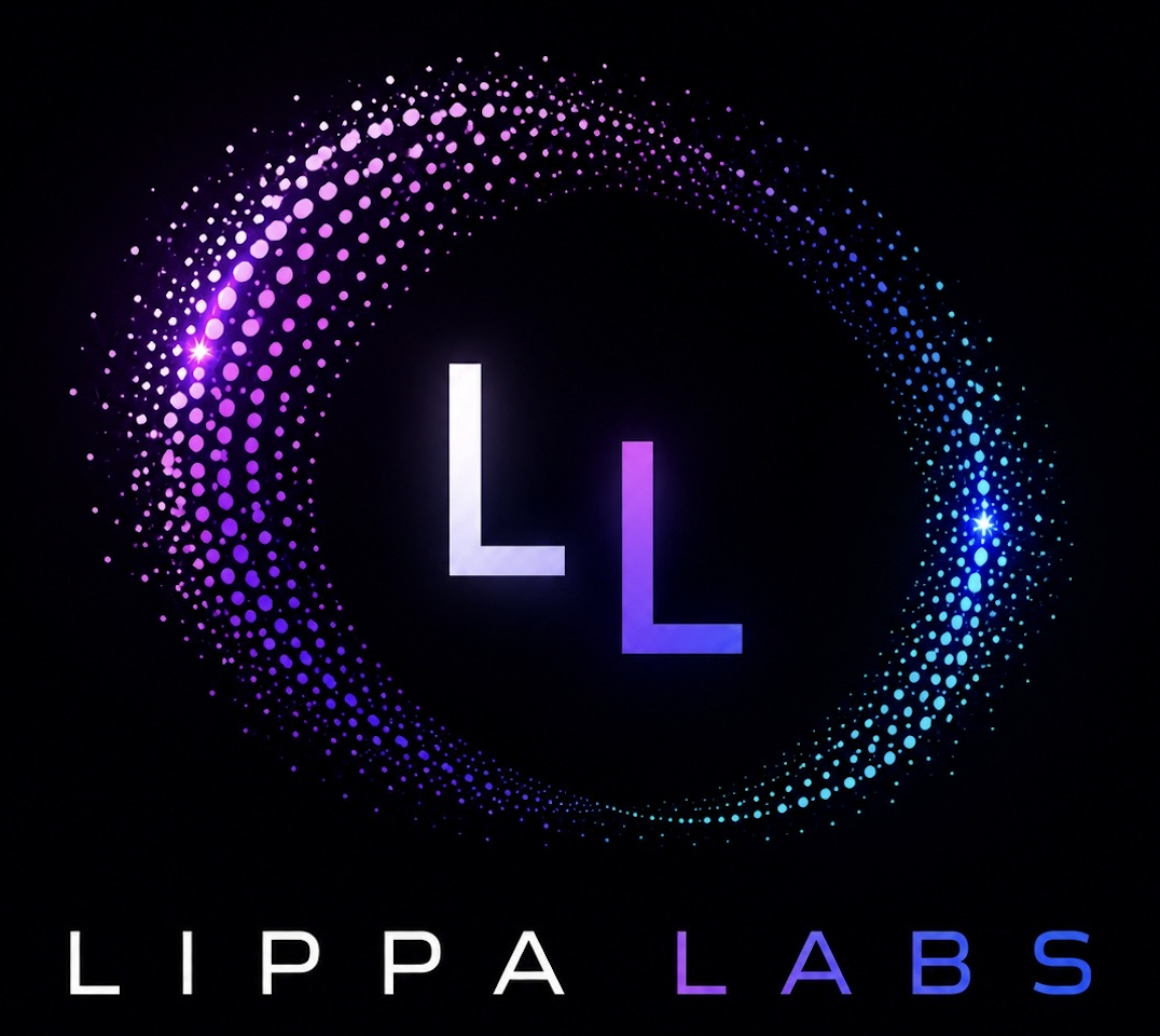 Lippa Labs particle-cloud logo
